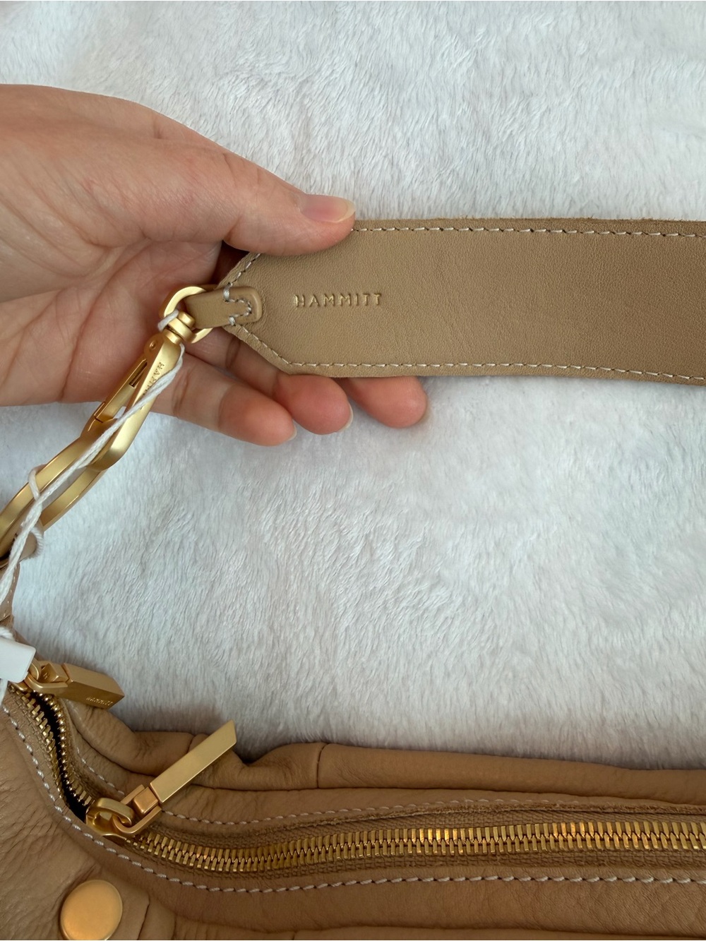 Hammitt Sand Beige Small Erica Convertible Bag - Picture 4 of 10